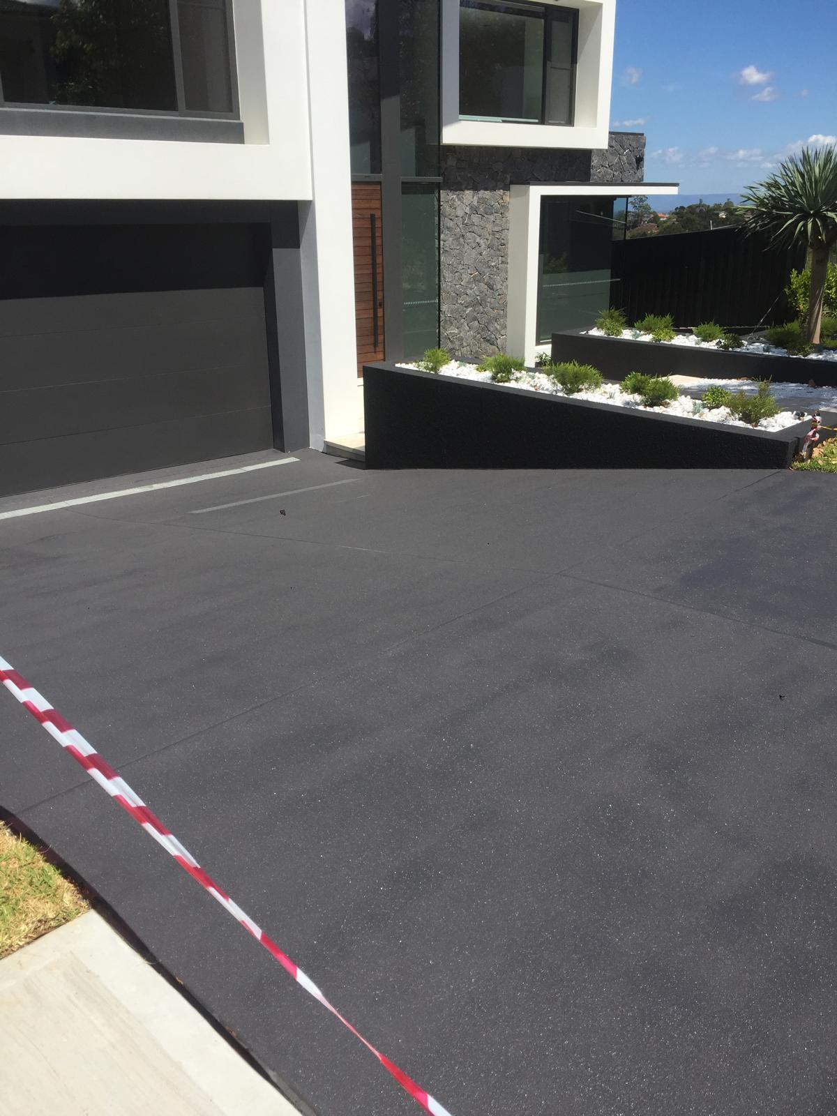 Elegant Concrete Driveway