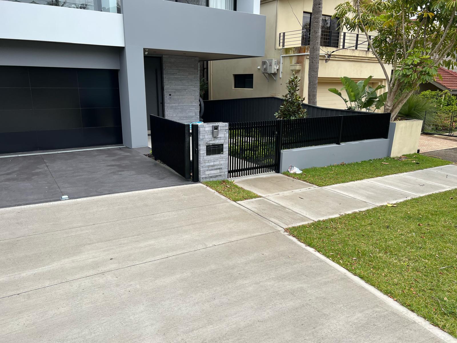 Driveway project in Saratoga