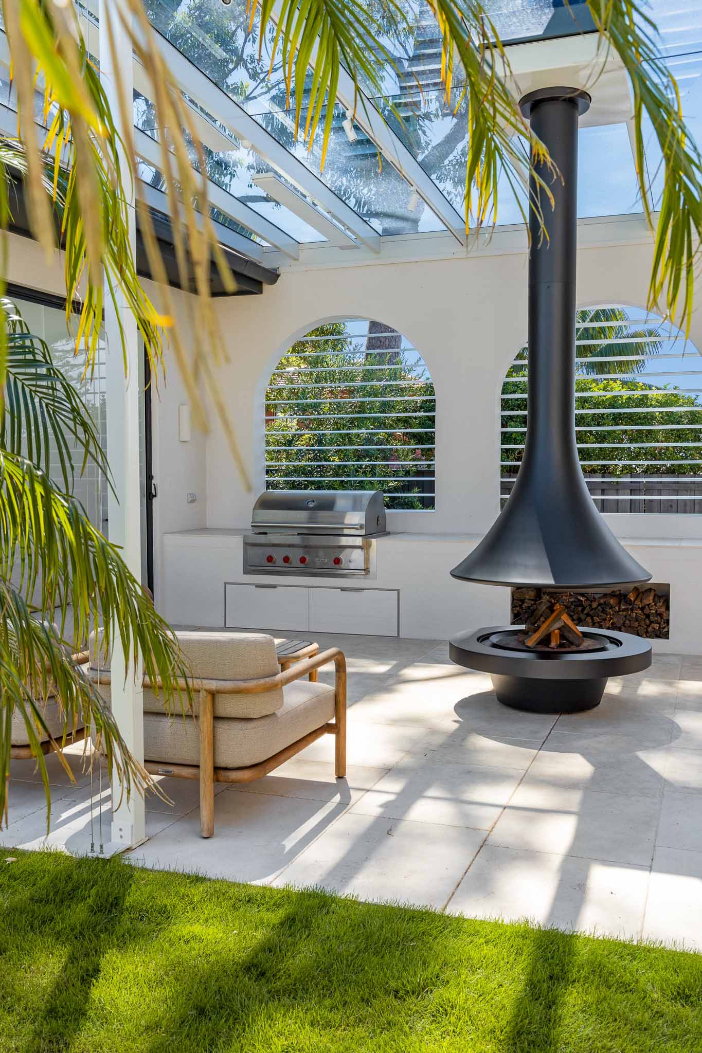 Travertine Terrace Steps